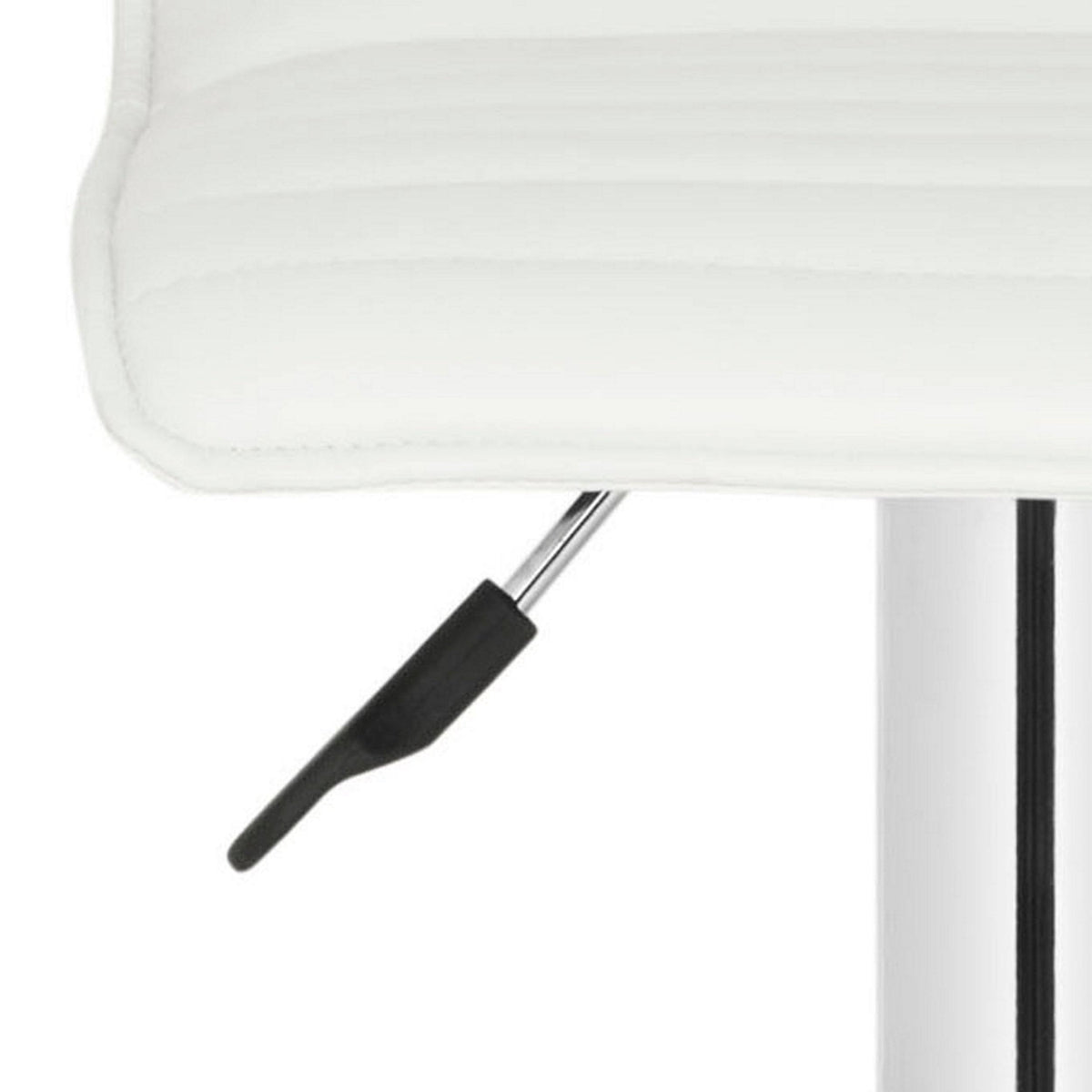 White Swivel Bar Stool S6587