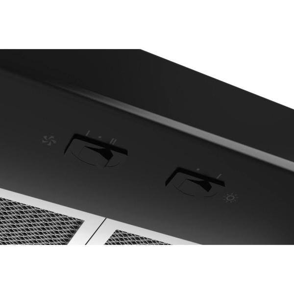 Black Under Cabinet Range Hood D44341