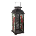 Solar Glass Panel Statement Lantern F88912