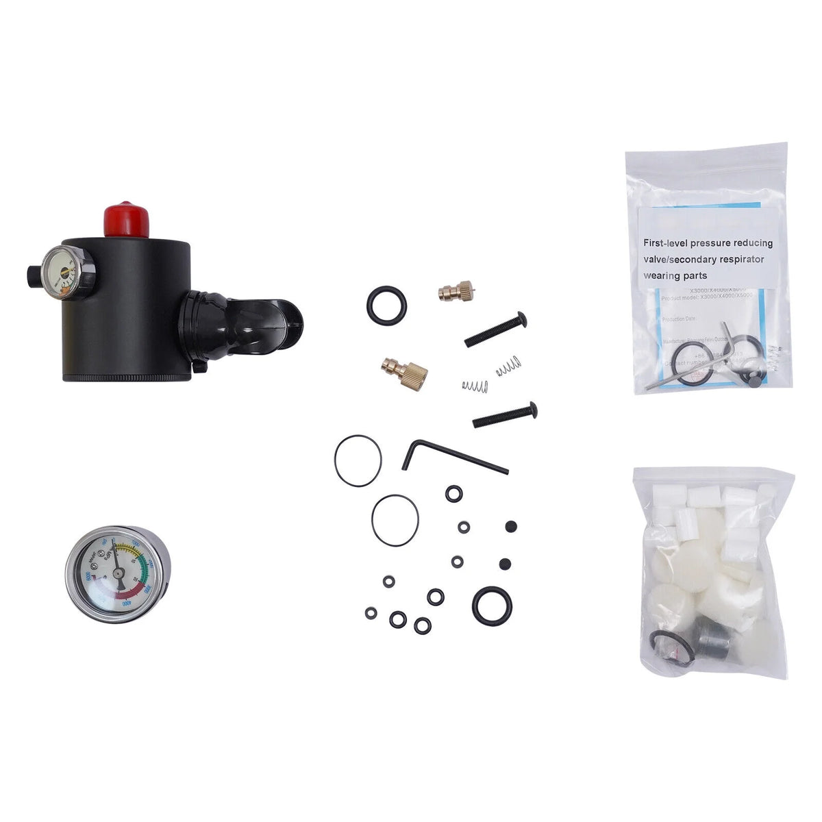 Mini Scuba Diving Case Kit 0.5L Oxygen Tank Pump Equipment C475