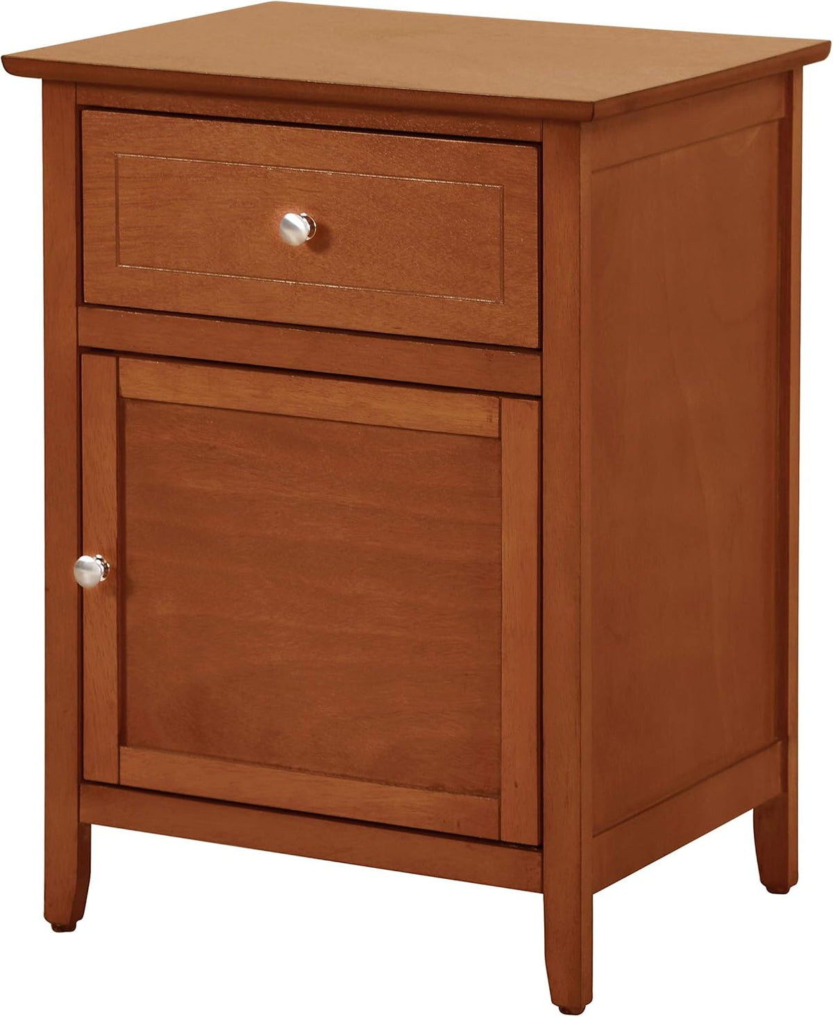1 Drawer 1 Door Nightstand Cappuccino C3589