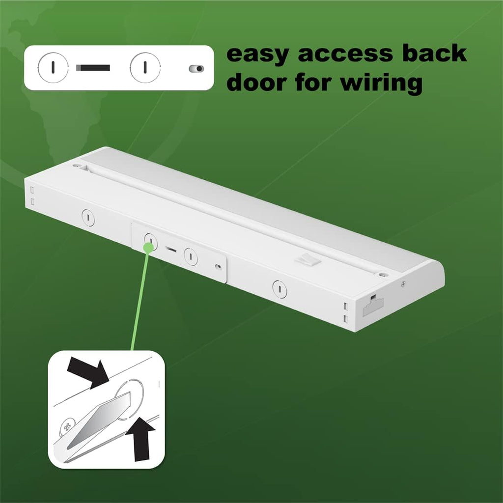 18 Smart Wi-Fi LED Undercabinet Bar, White, 1100 Lumen, Tunable Color Temp 2700K-6500K U882