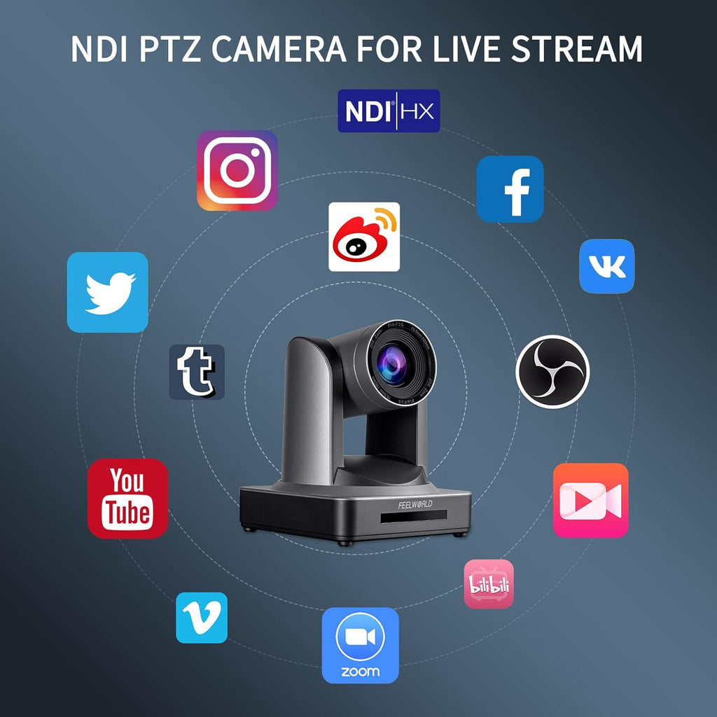 PTZ Camera with 20X Optical Zoom 1080P 60fps PoE K280