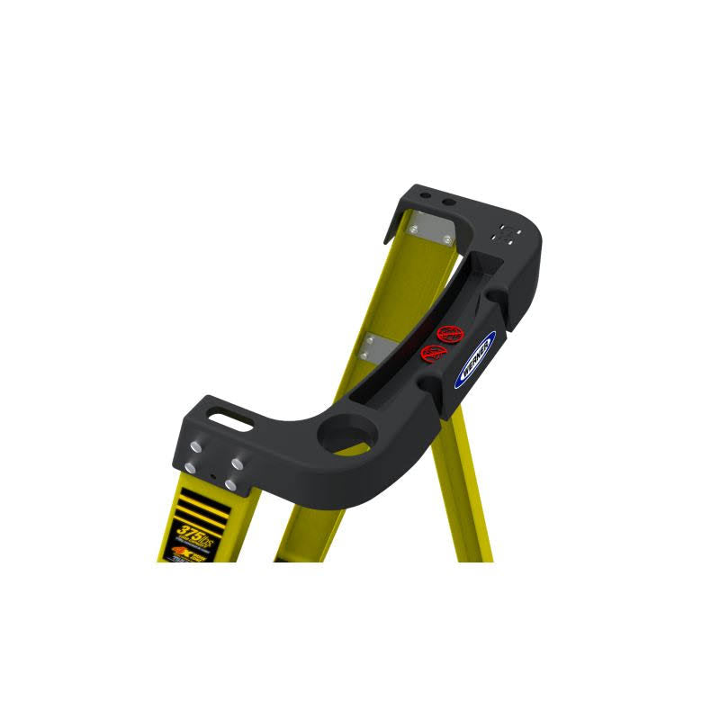 Podium 8-ft Fiberglass Type IAA Step Ladder G993