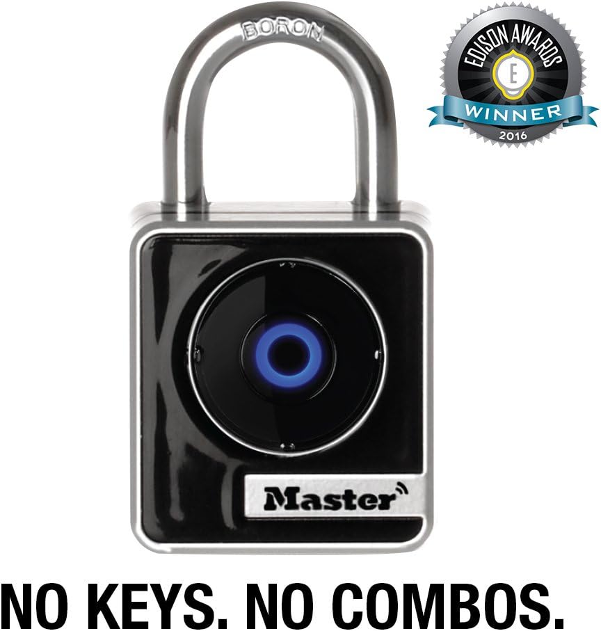 Bluetooth Padlock, 1-29/32 in. Wide, Pack of 2 G882252