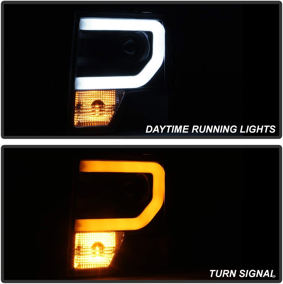 LED Tube Switchback Signal Projector Headlights Headlamps Y136