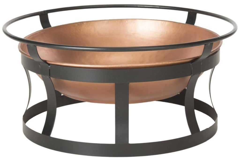 Copper & Black Fire Pit K4563