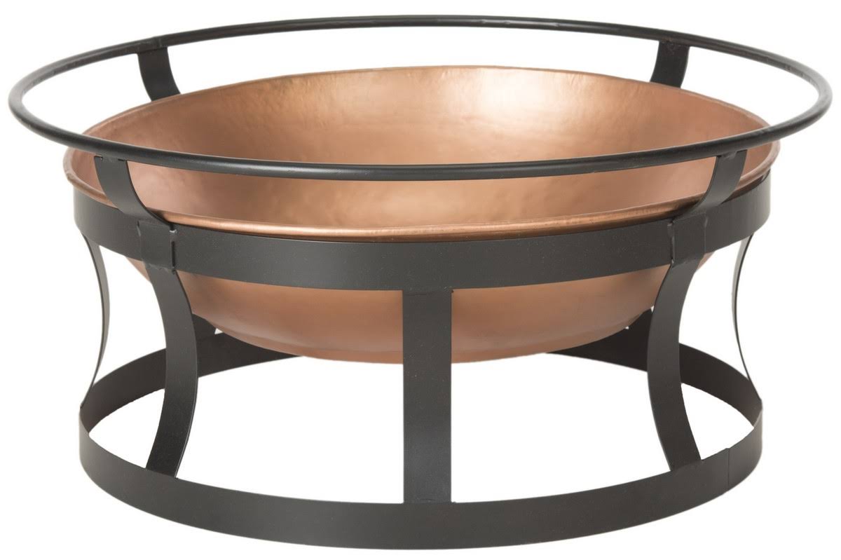 Copper & Black Fire Pit K4563