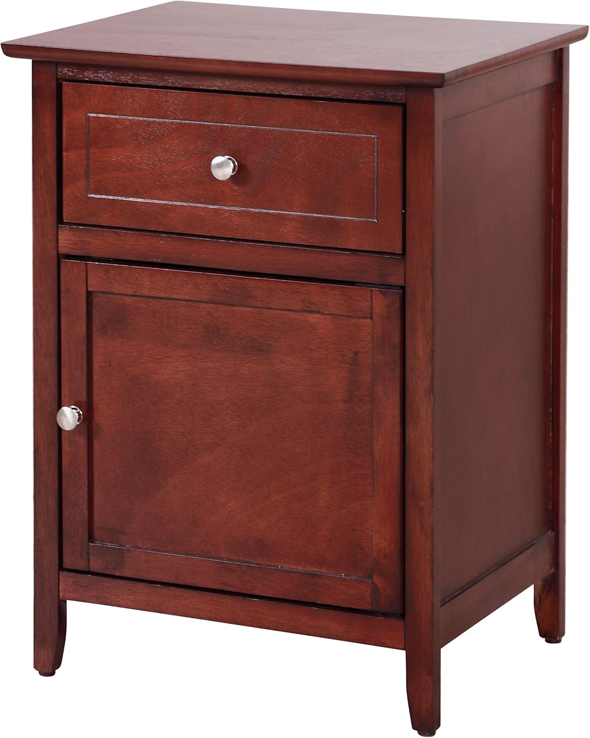 1 Drawer 1 Door Nightstand Cappuccino C3589