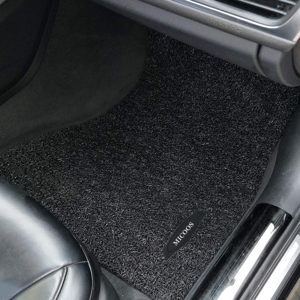 Black All Weather Heavy Duty Floor Mat Set Z909701