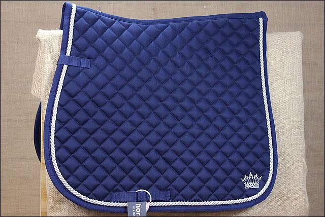 Dark Blue Full Size Cotton Saddle Pad C86979