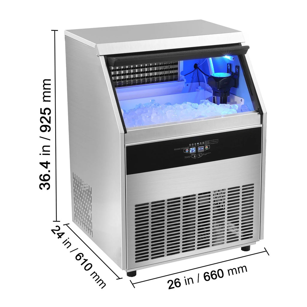 Commercial Ice Maker Freestanding Cabinet Machine 330lbs/24H Z476