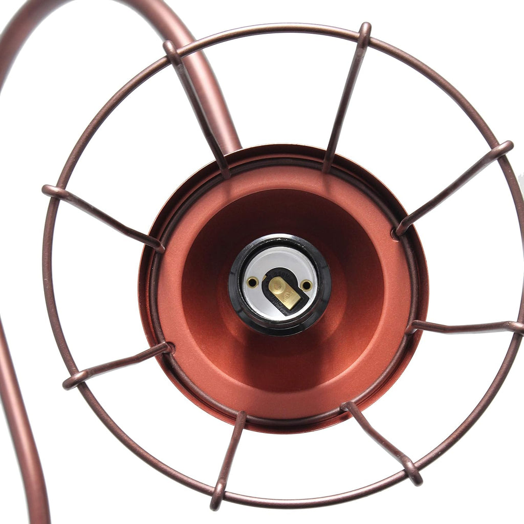 Red Bronze Open Cage Table Lamp S18027