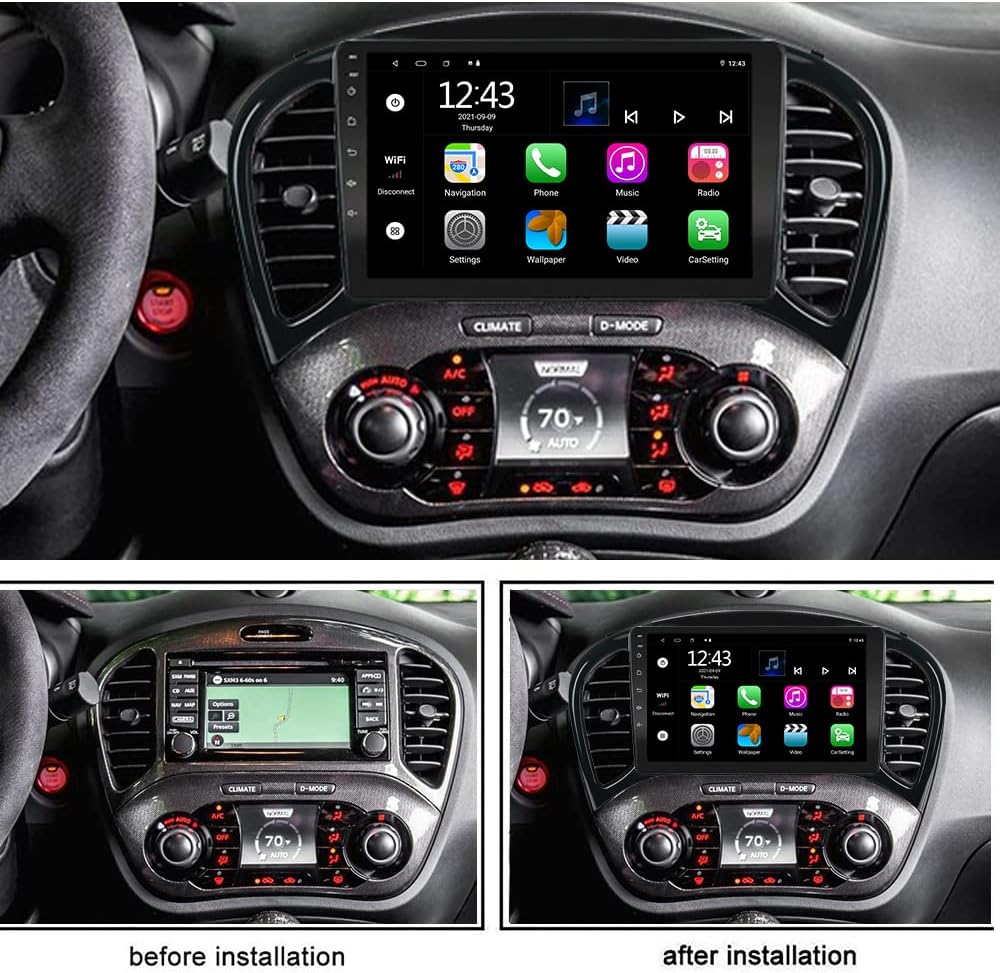 Android 11 9 inch Capacitive Touch Screen Car Radio H897