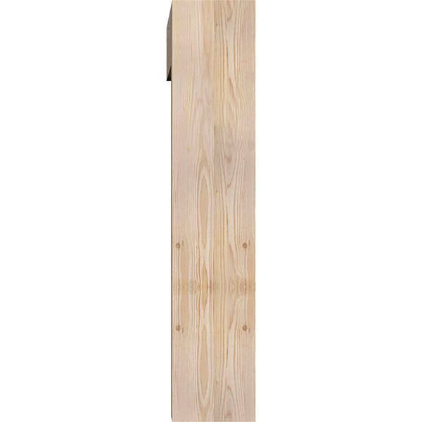 Douglas Fir Balboa Block Smooth Bracket with Offset Brace Z748