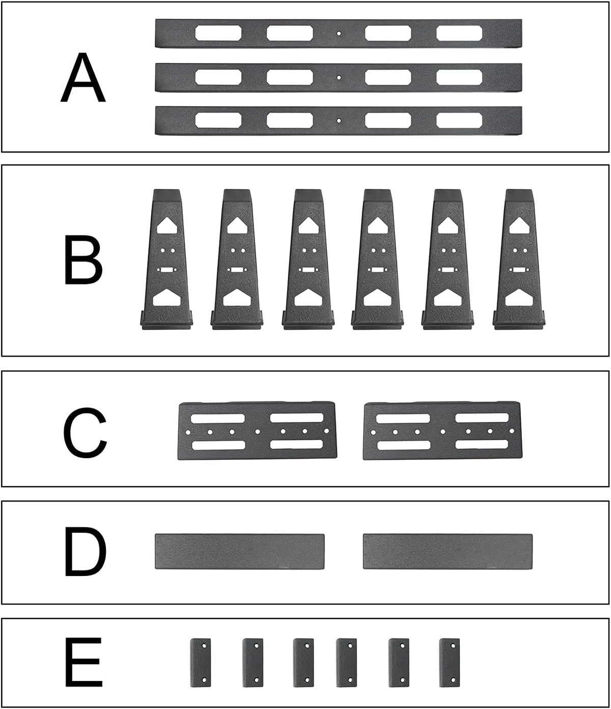 Overland Bed Rack Compatible with Ford F-150 & Raptor D3207