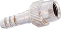 Thread-on Schrader Chuck, 1/4 hose barb, Pack of 2 S35442