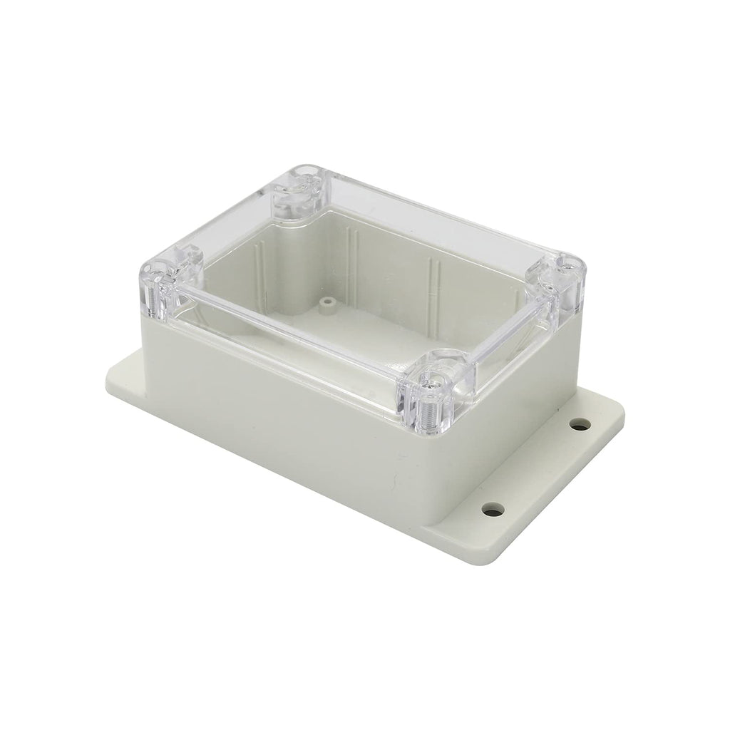 Junction Box ABS Plastic IP67 Universal Electrical Project Enclosure with Transparent Clear Cover Y56813