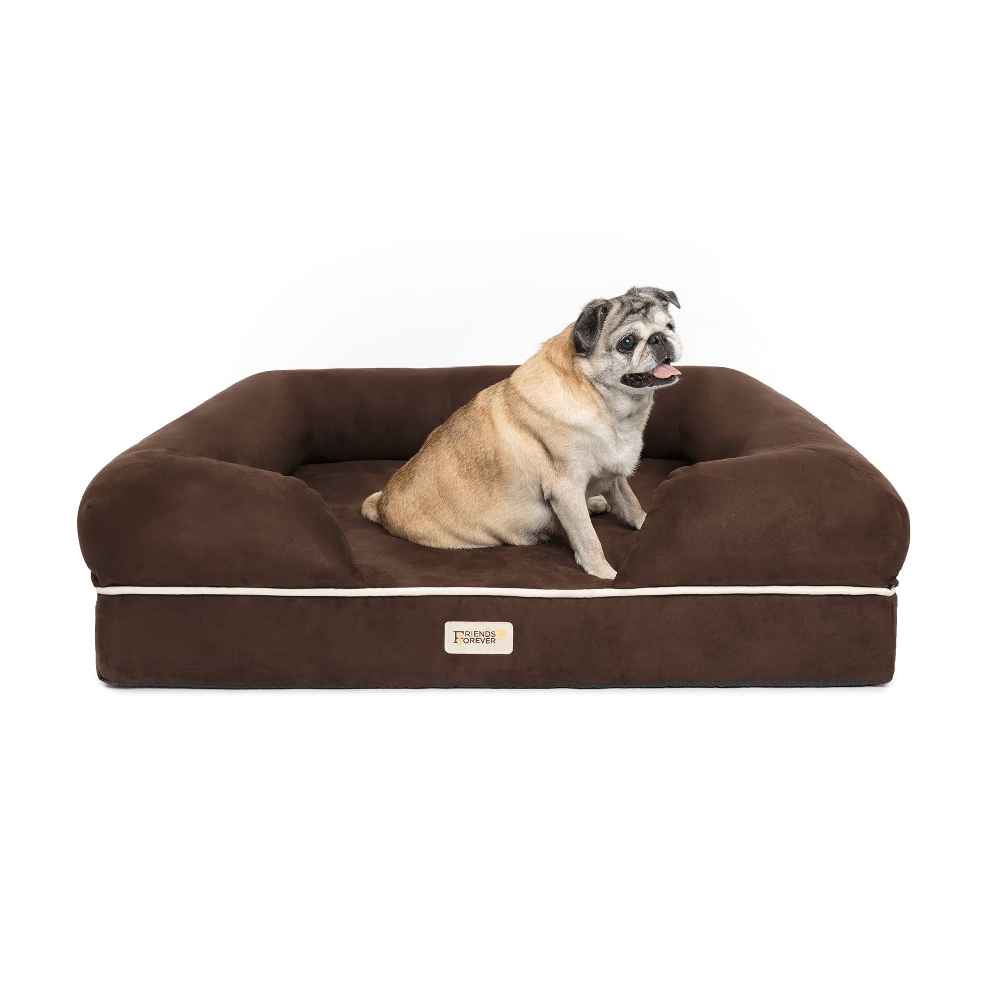 Khaki Chester Pet Couch with Solid Memory Foam W495930