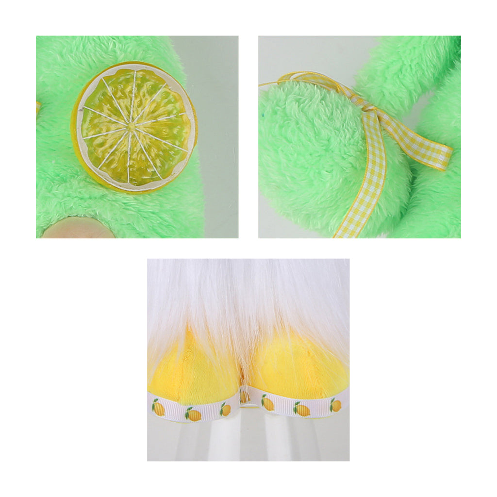 Gnomes Plush Doll Summer Style Faceless Doll Plushie Ornament Lemon Dwarf Doll Home Decor I815