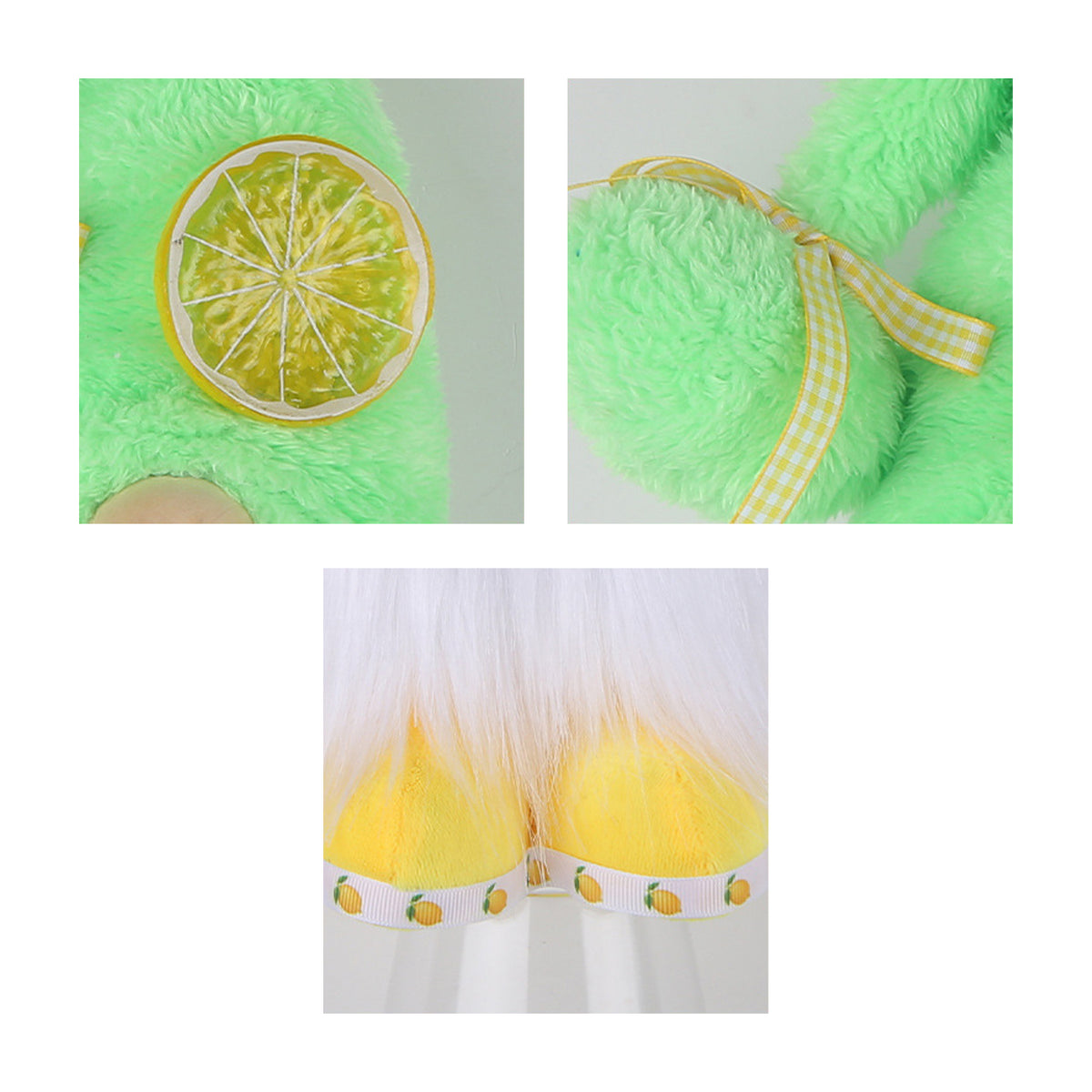 Gnomes Plush Doll Summer Style Faceless Doll Plushie Ornament Lemon Dwarf Doll Home Decor I815