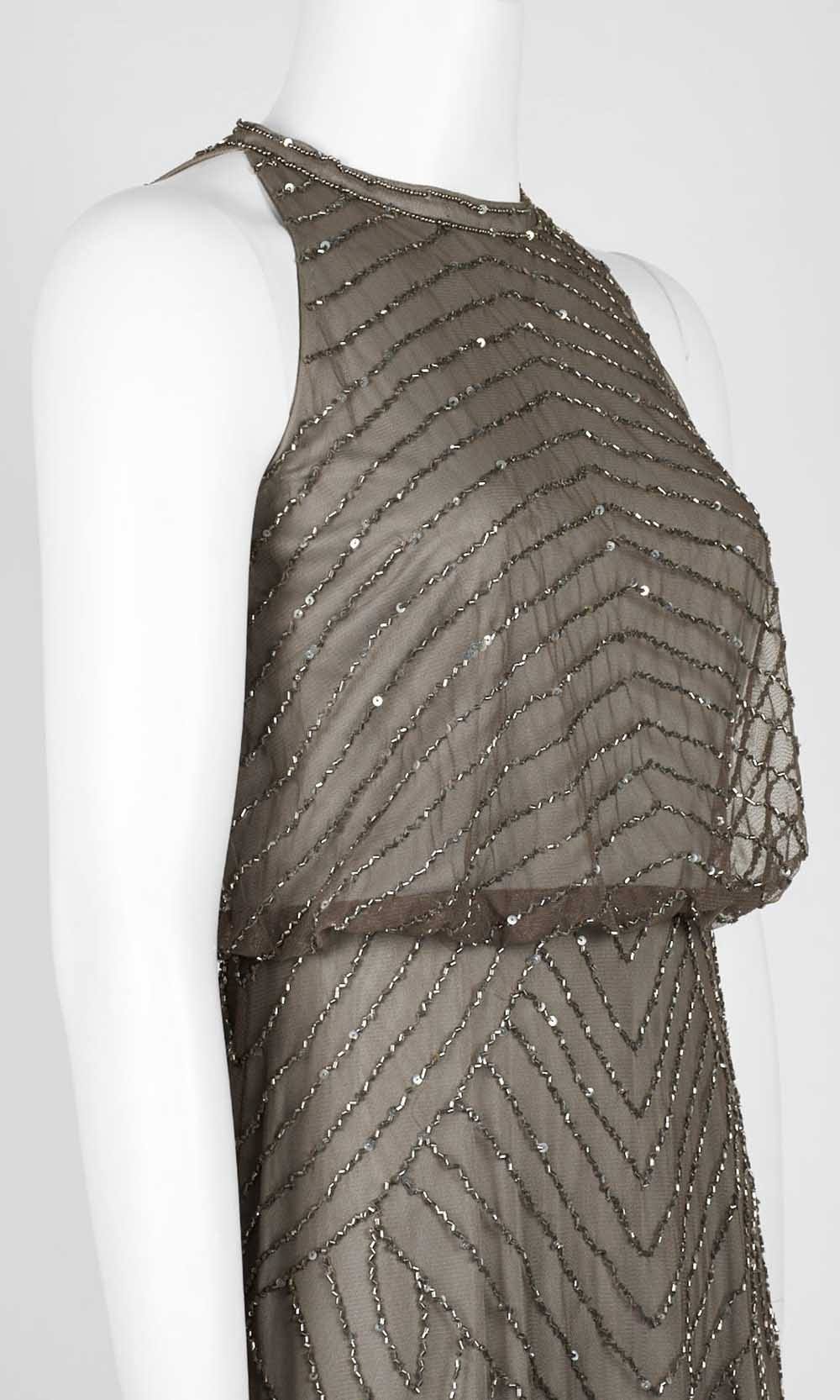 Halter Neck Beaded Gown H71548