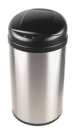 13.0-Gallon Stainless Steel Trash Can B77450
