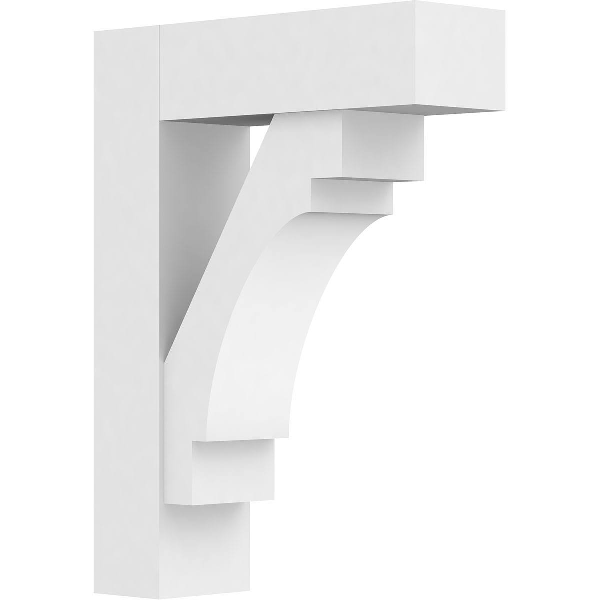 PVC Bracket with Block Ends - 5 x 18 x 24 in. G601965