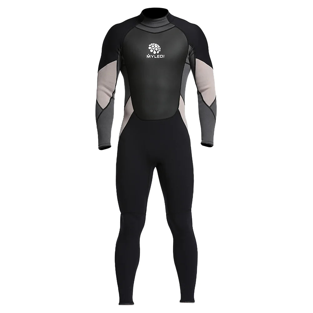 3mm Back Zip Full Body Wetsuit Jumpsuit H304