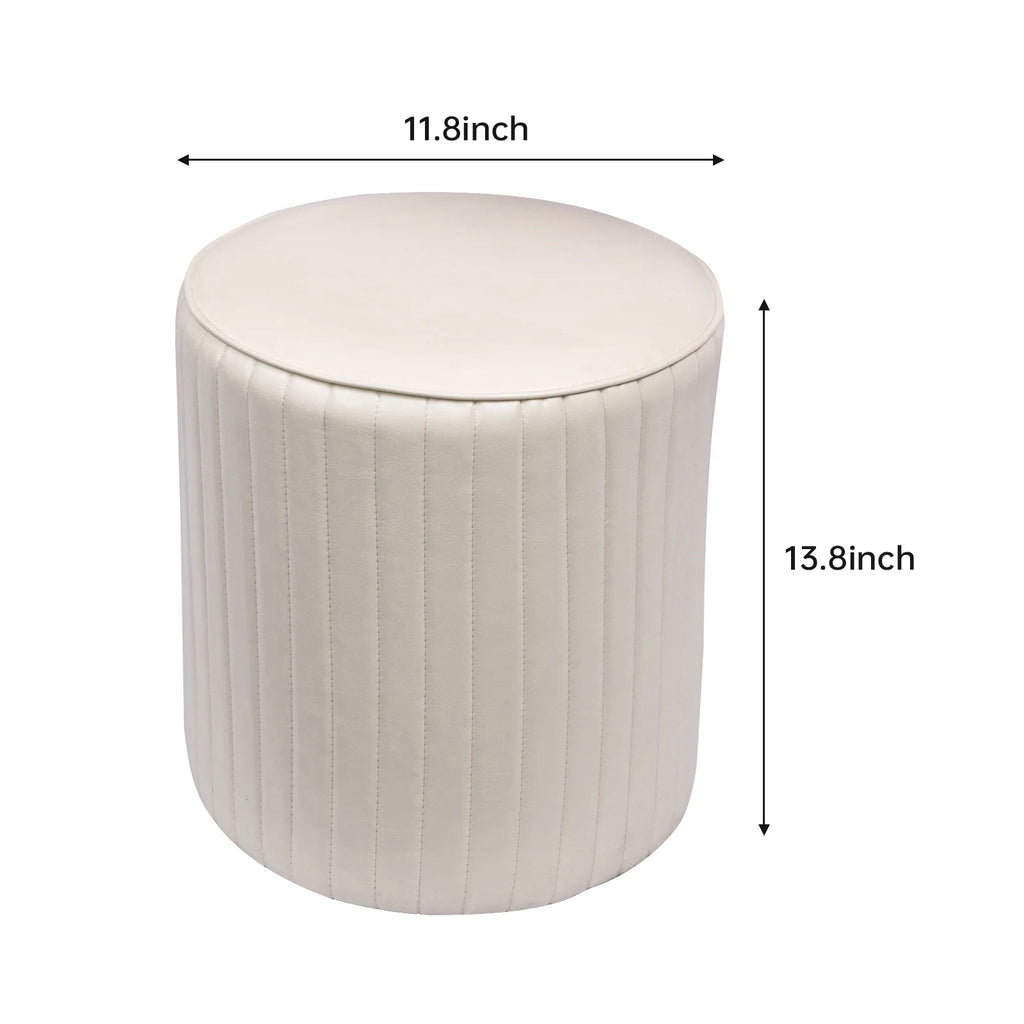 Soft Leather Makeup Stool E687517