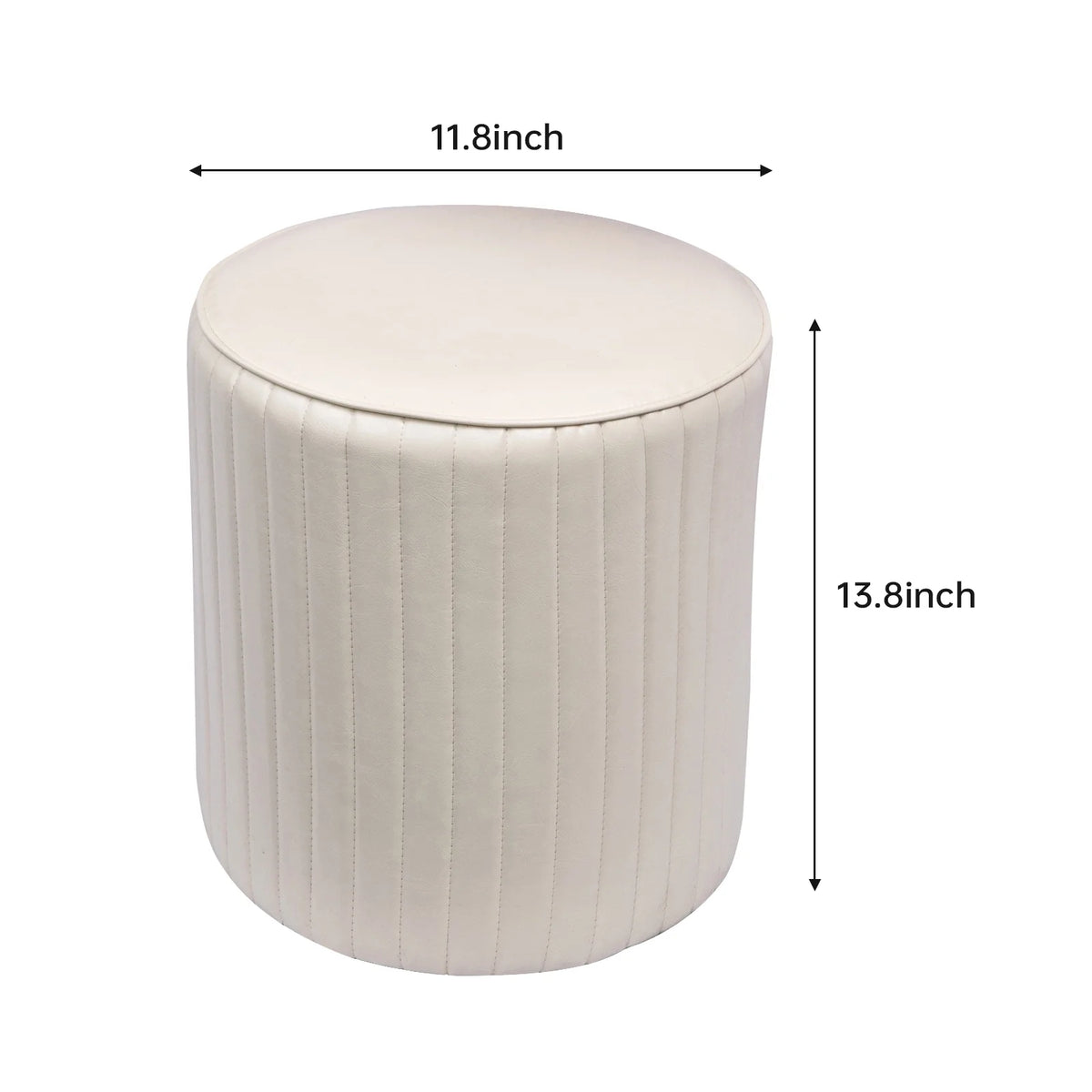 Soft Leather Makeup Stool E687517
