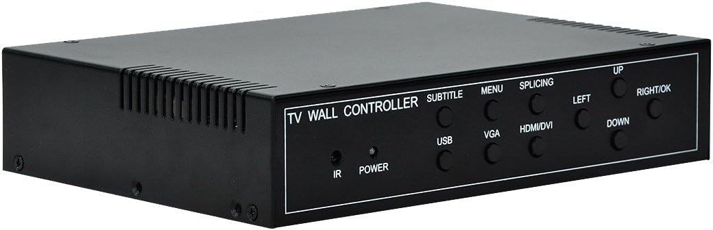 Video Wall Controller 2x2, 1080p, HDMI, DVI, USB, VGA Inputs, HDMI Outputs V2699