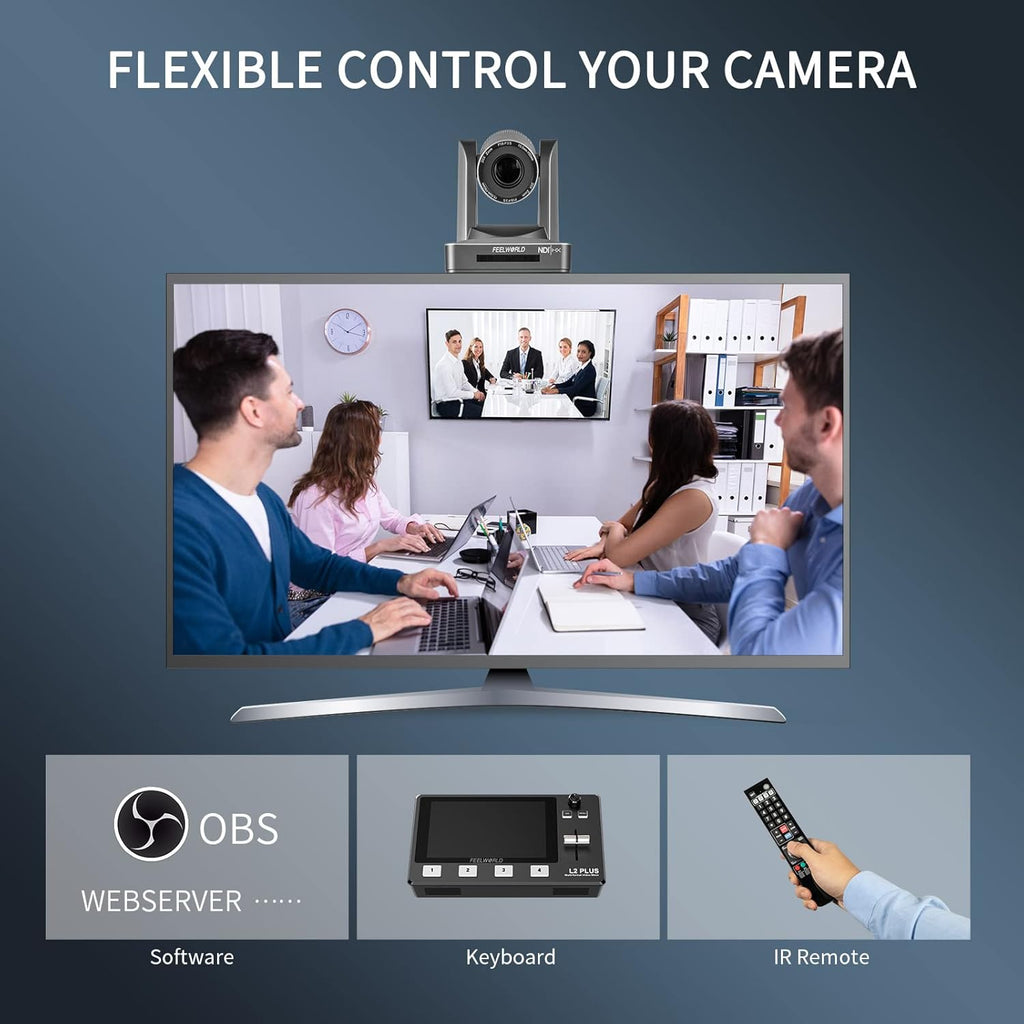 PTZ Camera with 20X Optical Zoom 1080P 60fps PoE K280