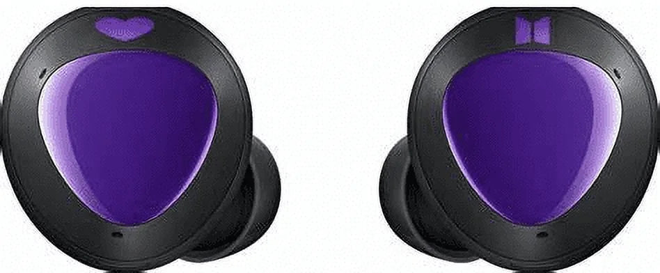 Purple True Bluetooth Earbud Headphones with Active Noise Cancelling N165984