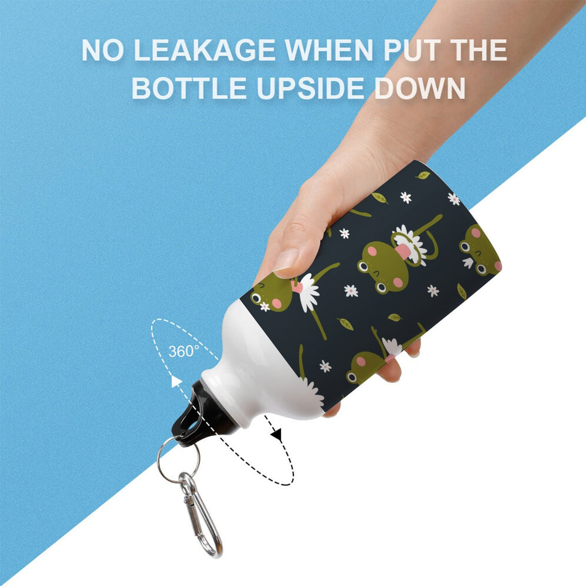 400ml Sport Aluminum Water Bottle with Twist Cap S308
