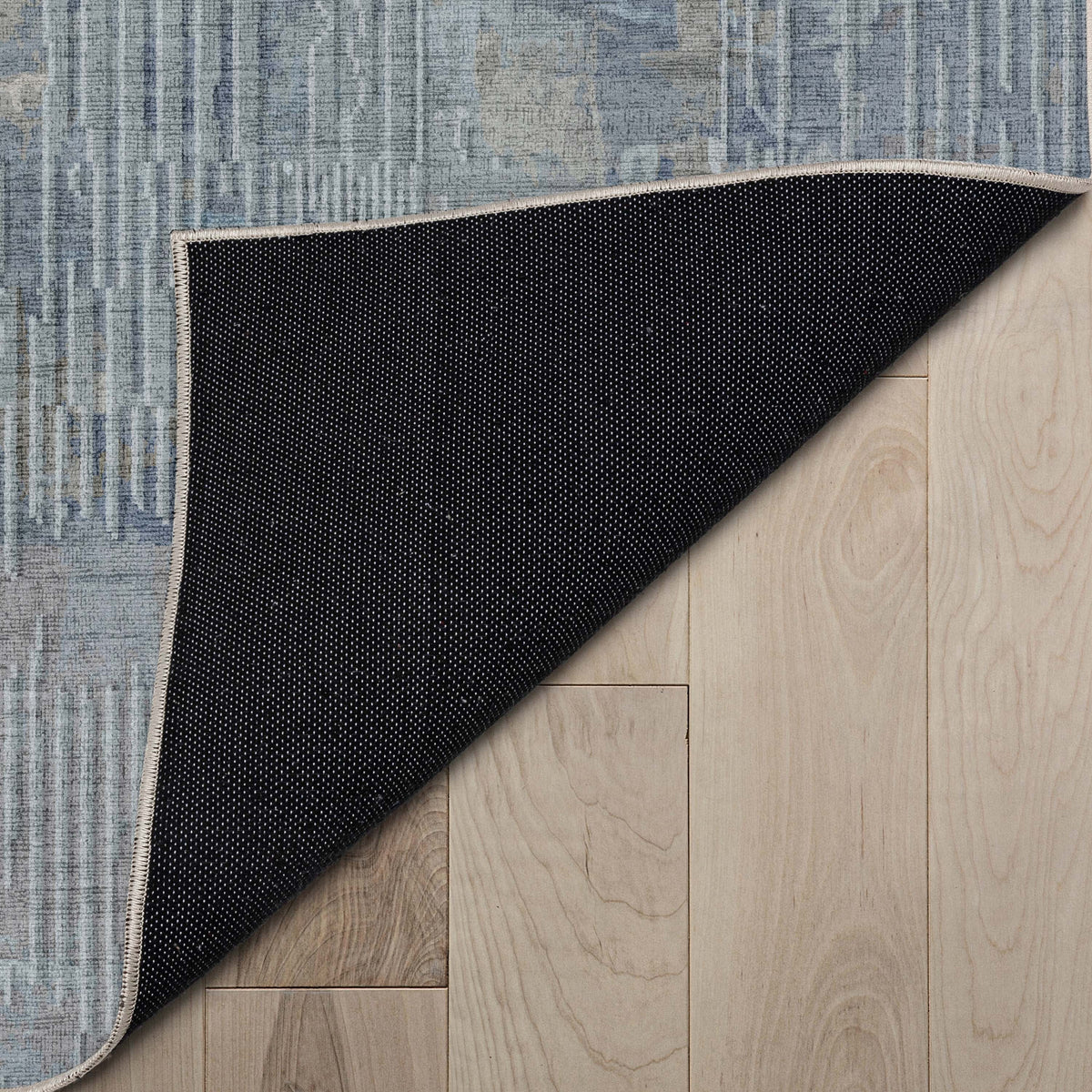 Blue Vintage Flatweave Area Rug O9579