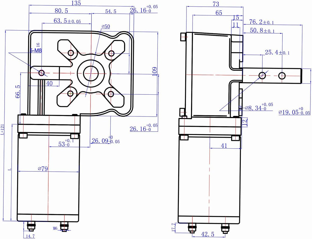 900W 90:1 Tarp Motor for Dump Truck Tarp Systems with Chrome Cover 12VDC K601787