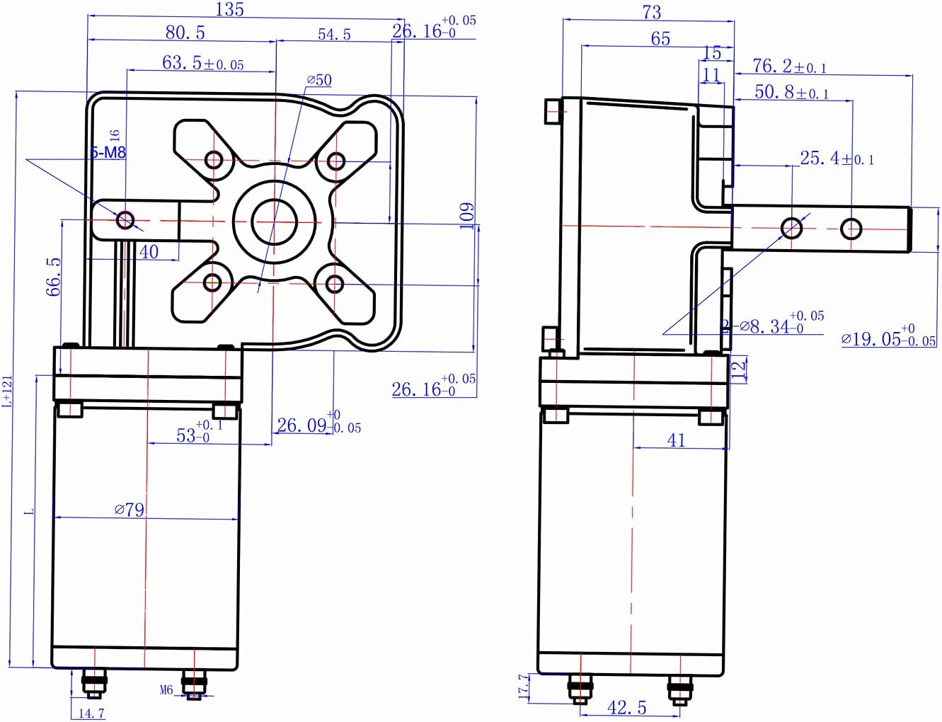 900W 90:1 Tarp Motor for Dump Truck Tarp Systems with Chrome Cover 12VDC K601787