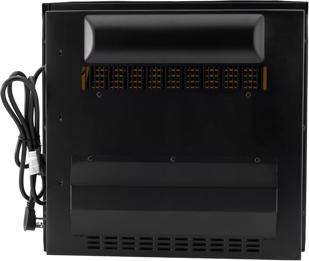 Recessed Electric Fireplace with Glass Log View, 110 Volt I785