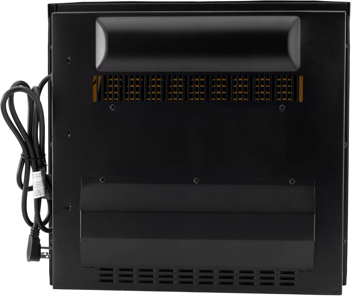 Recessed Electric Fireplace with Glass Log View, 110 Volt I785