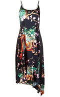 Asymmetric Printed Dress S7576