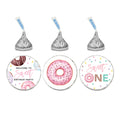 240-Pk Donut Theme Chocolate Drop Label Stickers V4818