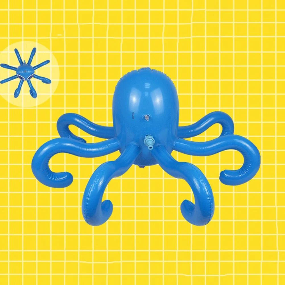 Octopus Inflatable Ball Sprinkler Water Spray Toy D351