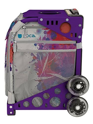 Purple Frame Sport Insert Bag with Flashing Wheels J514